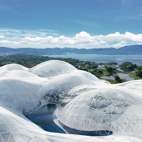 Organic Building, Architecture Design Competition, Ryue Nishizawa, Marine Landscape, Floating Architecture, Open Architecture, Sou Fujimoto, Jean Nouvel, Kengo Kuma