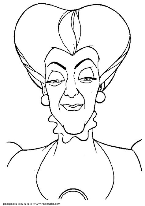 Coloring Pages Disney, Cinderella Coloring Pages, Disney Coloring Sheets, Evil Stepmother, Printable Coloring Pages For Kids, Disney Printables, Disney Paintings, Disney Embroidery, Disney Art Drawings