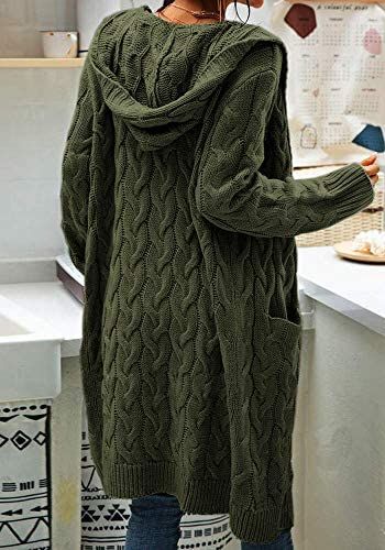 Elegant Maternity Dresses, Chunky Cable Knit Cardigan, Women Long Cardigan, Fall Cardigan, Plus Size Pullover, Round Neck Casual Dress, Cable Knit Sweater Cardigan, Áo Len Cardigan, Women Overcoat