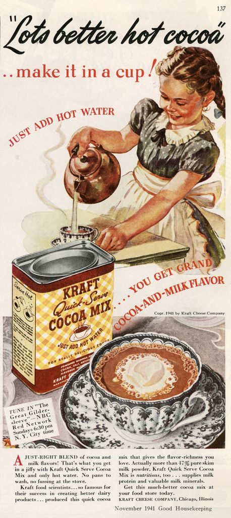 . Vintage Aesthetic Retro, Vintage Food, Old Advertisements, Cocoa Mix, Retro Advertising, Food Ads, Poster Ads, Retro Ads, Retro Recipes