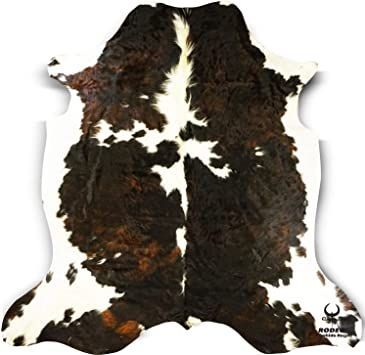 cD teeF 8x6 eziS eldnirB kraD guR edihwoC OEDO R Brindle Cowhide, Rug Dark, Authentic Models, Cowhide Rugs, Leather Rug, Hide Rug, Cow Skin, Cowhide Rug, Consignment Shops