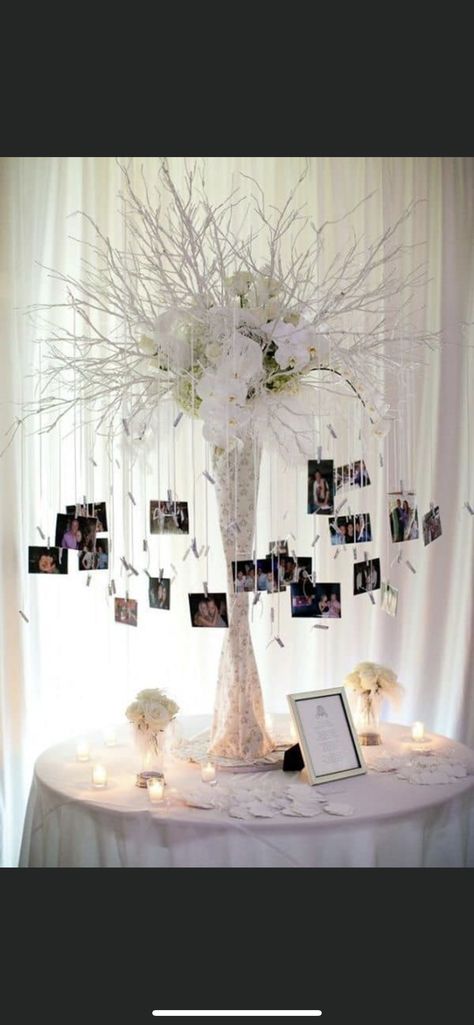 Wedding Anniversary Decorations Diy, Silver Wedding Anniversary Decorations, Wedding Photo Display Ideas, 60th Wedding Anniversary Decorations, 25th Wedding Anniversary Decorations, 10th Wedding Anniversary Party, Silver Anniversary Party, 25th Anniversary Decorations, 60th Wedding Anniversary Party