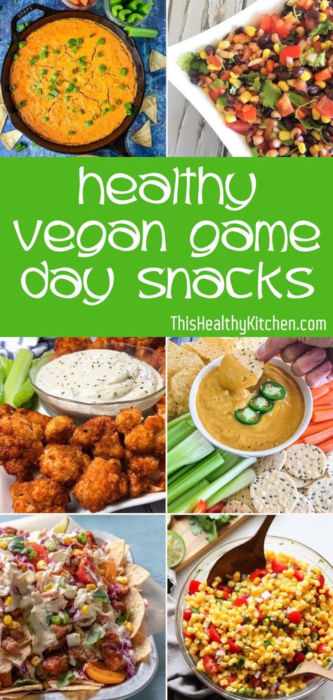 Vegan Superbowl, Vegan Superbowl Snacks, Vegan Superbowl Food, Superbowl Foods, Healthy Superbowl Appetizers, Vegan Super Bowl, Superbowl Recipes, Recipes For Game Day, Super Bowl Food Healthy