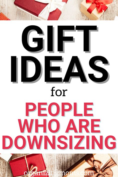 Practical gifts for people who are downsizing. Perfect gift ideas for anyone who is trying to minimize clutter and make the most of their space. #Decluttering #Christmas #organizingmoms Gifts For Hoarders, No Clutter Christmas Gifts, Clutter Free Christmas Gift Ideas, Electronic Picture Frame, Gift Ideas For Anyone, Practical Gift Ideas, Good Gifts For Parents, Practical Christmas Gift, Free Gift Idea