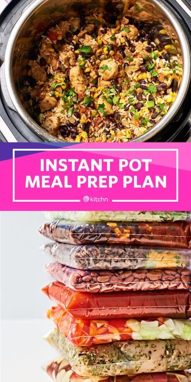 Easy Instant Pot Meals, Instant Pot Meal Prep, Crockpot Meal Prep, Instant Pot Meals, Week Of Meals, Instant Pot Freezer Meals, Meal Prep Plan, Pot Recipes Healthy, Best Meal Prep