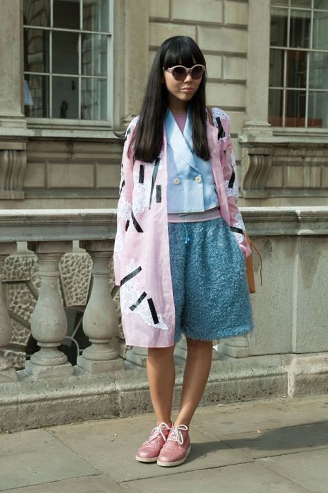 <p tabindex="-1">Photo: Imaxtree</p> Susie Lau, Susie Bubble, Story London, London Fashion Week Street Style, London Fashion Weeks, Style Bubble, London Spring, Color Story, London Street Style