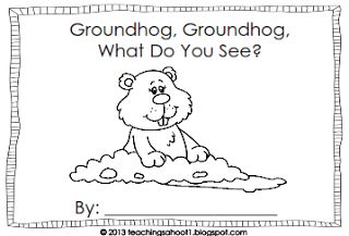 Teaching's a Hoot!: Groundhog Day freebie Kindergarten Groundhog Day, Preschool Groundhog, February Lessons, Kindergarten February, Groundhog Day Activities, February Classroom, Ground Hog, February Activity, Winter Classroom