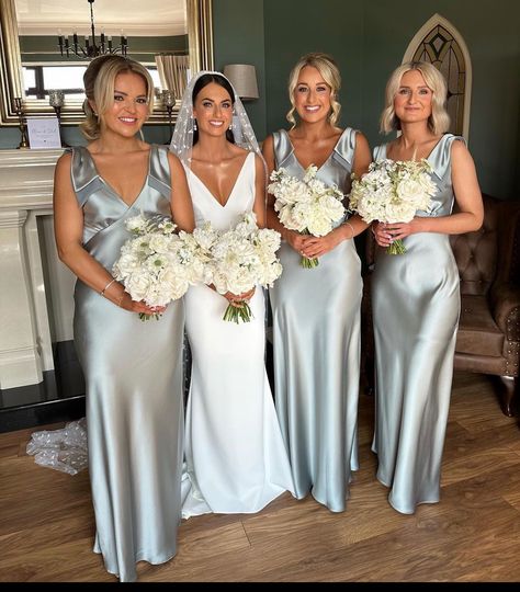 Silver Bridesmaid Dresses, Silver Bridesmaid, Grey Bridesmaids, Mermaid Bridesmaid, Custom Bridesmaid Dress, White Bridesmaid Dresses, Grey Bridesmaid Dresses, Mermaid Bridesmaid Dresses, Bridesmaid Dress Colors