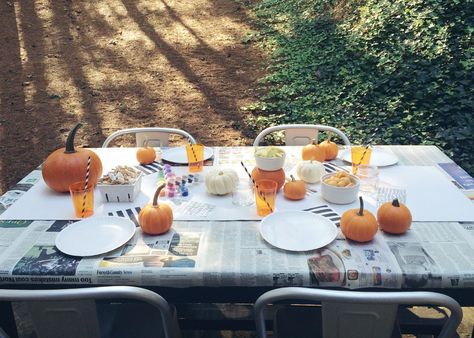 Outdoor Fall Parties, Pumpkin Decorating Party, Garvin And Co, Pumpkin Painting Party, Kids Painting Party, Painting Station, Harvest Fest, Fun Pumpkins, Harvest Party