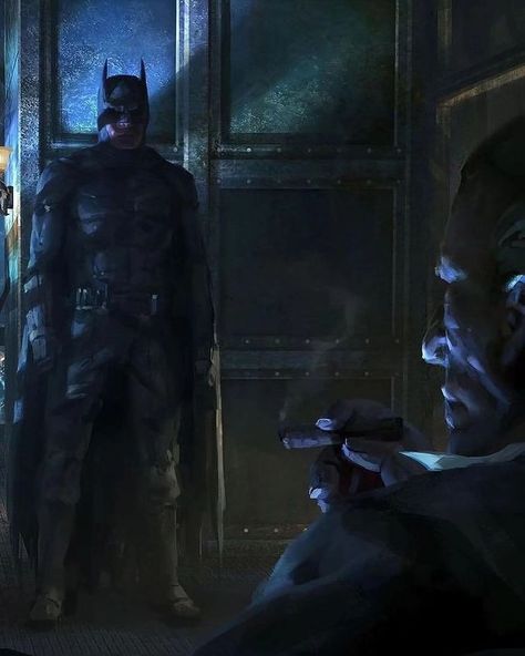 The Batman concept art by John McCoy and Joe Studzinski. The Batman Concept Art, Jaime Jones, Batman Villians, Batman Concept Art, Gotham Joker, Batman Concept, Batman Comic Art, The Dark Knight, The Batman