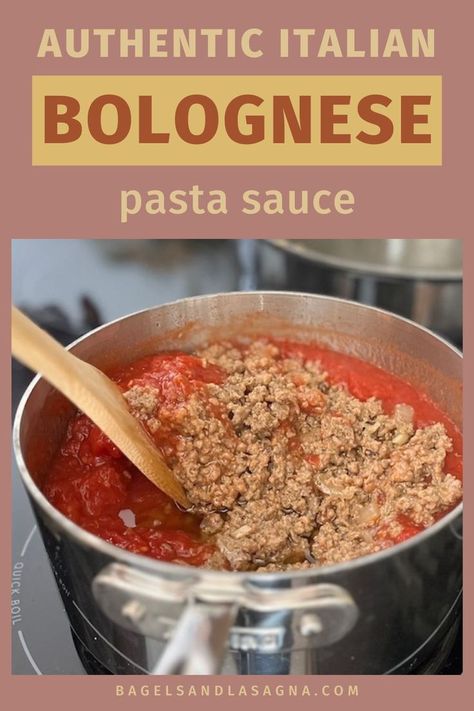 Bolognese is an authentic Italian pasta sauce or gravy if you like that is red or tomato-based and features ground beef. It is easy to make from scratch. Bolognese Sauce With Fresh Tomatoes, Ground Beef Bolognese Sauce, Pasta With Sauce Recipes, Traditional Bolognese Sauce, Italian Bolognese Sauce Authentic, Authentic Italian Pasta Sauce, Beef Pasta Sauce, Easy Bolognese Sauce, Italian Bolognese Sauce