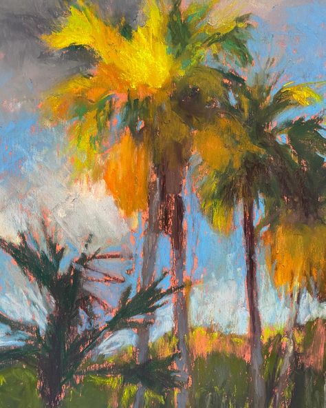 Still working on this pastel of palm trees in last light (got it right this time). Another quick detail. #pastel #palmtrees #kakadu #kakadunationalpark ##northernterritory Kakadu National Park, Pastel Artwork, Northern Territory, Still Working, Got It, Palm Trees, Trees, Pastel, On Instagram