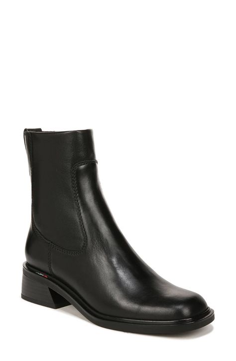 32 Chic Shoes and Handbags From Nordstrom | Who What Wear Straight Toe Boots, Franco Sarto Boots Outfit, Eastland Boots Women Outfit, Square Toe Heeled Boots, 90s Black Boots, Boots For Women 2024, Women’s Black Boots, Shoes For Work Business Casual, Fall Flat Boots