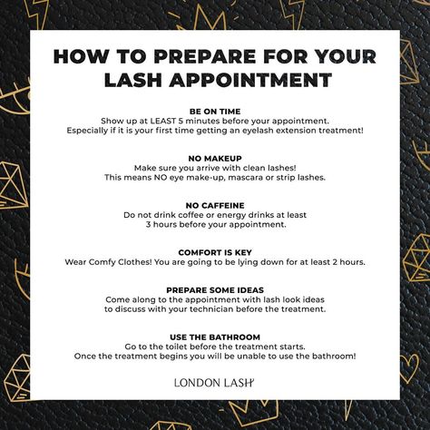 ‼️ SAVE THIS POST AND SHARE ON YOUR PAGE ‼️ . . The ultimate lash appointment prep advice for your clients! ▶️ DM us for a FREE… Lash Tech Tips For Clients, Prep For Lash Appointment, Educational Lash Posts, Lash Facts Quotes, Lash Tech Advice, Lash Class Ideas, Lash Extension Tips For Clients, Lash Extensions Facts, Lash Appointment Prep