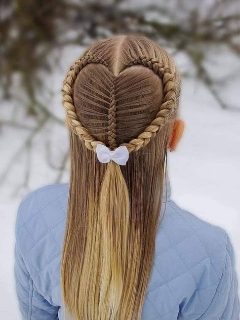 Looking for hairstyle braids for children ideas? We've got you covered with these amazing styles. Futuristic Hair, New Braided Hairstyles, Heart Braid, Girls Hairstyles Easy, Braided Hairdo, Beautiful Braided Hair, Cute Braided Hairstyles, Hair Braid Videos, Hairstyle Look