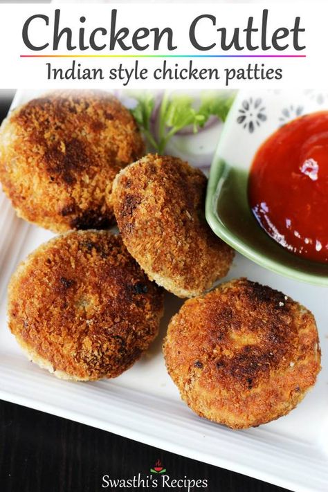 Chicken cutlet recipe | Chicken patties | Chicken tikki