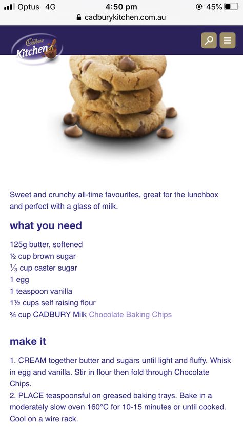 Biscuit Recipes Uk, Chocolate Biscuit Recipe, Cookie Recipes Chewy, Biscuit Bread, Double Chocolate Chip Cookies, Choc Chip Cookies, Brownies Recipe Easy, Dessert Decoration, Caribbean Recipes