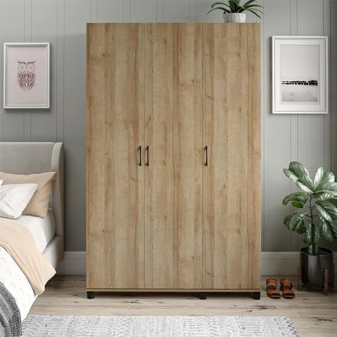 Wayfair Basics® Springboro Armoire & Reviews | Wayfair Tall Wardrobe, Mudroom Remodel, 3 Door Wardrobe, 4 Door Wardrobe, Wood Armoire, Bedroom Armoire, Wardrobe Cabinets, Wardrobe Armoire, Reno Ideas