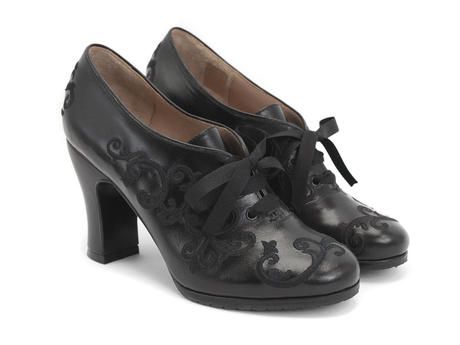 Black 1920s Womens Shoes, Vintage High Heels, John Fluevog Shoes, Fluevog Shoes, Unique Shoes, Genuine Leather Shoes, Shoe Gifts, Black High Heels, Shoes Shop