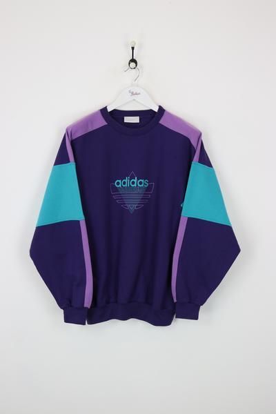 Addidas Shirts, Basketball Fashion, Purple Sweatshirt, Vintage Sportswear, Adidas Sweatshirt, Adidas Outfit, Roof Garden, Girly Stuff, Mode Vintage