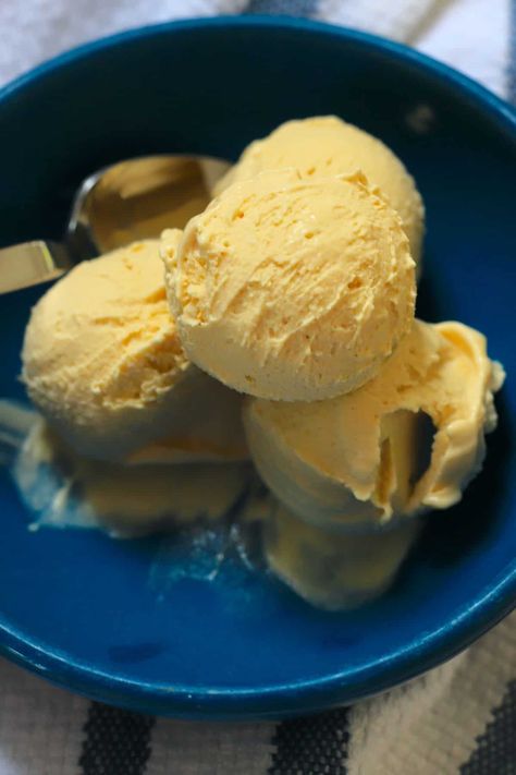 Ninja Creami Butterscotch Ice Cream (Sugar Free) Butterscotch Ninja Creami, Raspberry Custard, Strawberry Sorbet Recipe, Ninja Creami Recipes, Butterscotch Recipes, Butterscotch Ice Cream, Ninja Ice Cream Recipe, Sugar Free Ice Cream, Creami Recipes