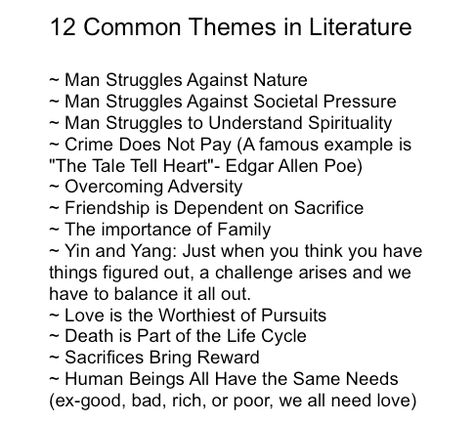 12 Common Themes In Books | Writers Write Themes Writing, Themes In Literature, Story Themes, Teaching Theme, Venn Diagrams, English Ideas, Ap Literature, Ap English, Academic Excellence