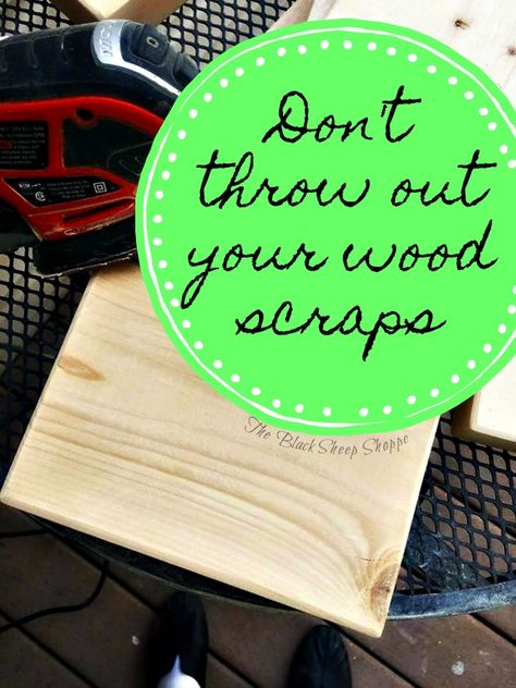 Don't throw out your wood scraps. It's easy to repurpose the scraps into something special. Wood Crafts Furniture, Scrap Wood Crafts, Upcycled Wood, Woodworking Projects Furniture, Wood Crafting Tools, Wood Scraps, Small Woodworking Projects, Repurposed Wood, Scrap Wood Projects