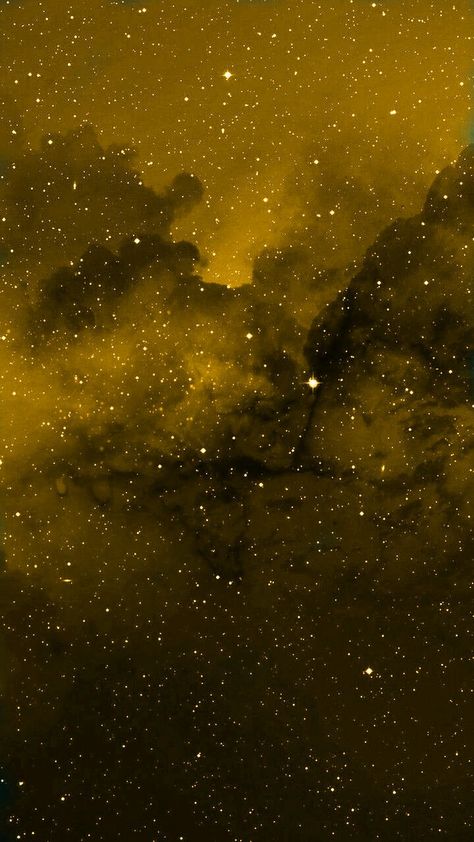 Yellow Space Galaxy, Yellow Stars Aesthetic Wallpaper, Space Gold Aesthetic, Black And Gold Space Aesthetic, Yellow Galaxy Wallpaper, Yellow Galaxy Aesthetic, Yellow Aesthetic Stars, Gold Space Aesthetic, Yellow Space Wallpaper