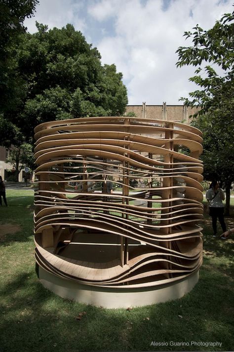 Tea Houses, Pavilion Architecture, Pavilion Design, Parametric Architecture, Tadao Ando, Kiosk Design, Carlo Scarpa, Parametric Design, Wicker Decor