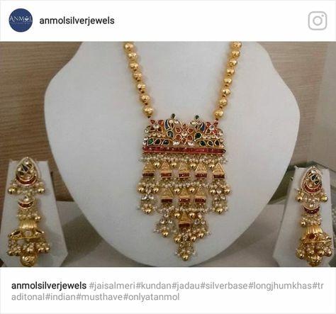 Jesalmeri Jewellery, Pendal Set Design In Gold, Pendal Set, Rajputi Jewellery, Jewelry Kundan, Indian Jewelry Earrings, Choker Necklace Designs, Lehenga Gown, Bridal Jewelry Vintage