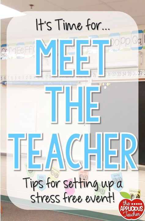 Planning School, School Open House, Back To School Night, Teacher Conferences, 4th Grade Classroom, And So It Begins, First Year Teachers, Teacher Tips, Meet The Teacher