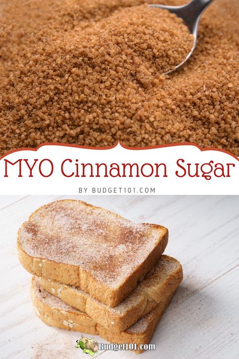 🌟 Transform your morning toast, coffee, or baked goods with this simple yet magical Cinnamon Sugar blend!   This Budget101 recipe guides you through making your own sweet, aromatic mix with just two ingredients.   Perfect for sprinkling over pancakes, adding to apple pies, or creating that classic cinnamon roll flavor. 🍎🥧   Save this recipe to elevate your desserts and breakfast treats effortlessly! #HomemadeSpice #CinnamonSugar #EasyRecipes Dirt Cheap Meals, Dip Mixes, Homemade Dry Mixes, Morning Toast, Diy Easy Recipes, Living Frugal, From Scratch Recipes, Cheap Recipes, Scratch Recipes