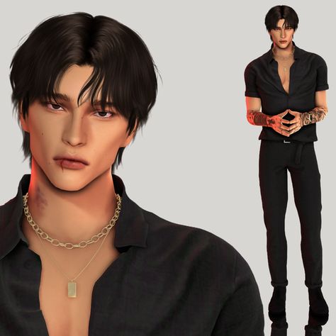 amos ☆ | Patreon Sims 4 Cc Man Hair Patreon, Sims 4 Hair Men Cc, Sims 4 Man Cc Hair, Hot Male Sims 4 Cc, Boys Hair Sims 4 Cc, Sims Ideas People No Cc, Sims Cc Man Clothes, Townies Sims 4, Man Clothes Sims 4 Cc