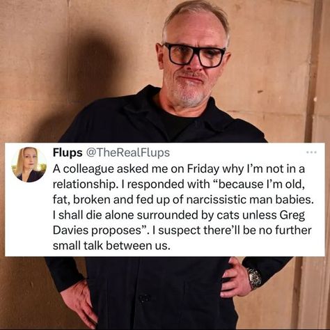 Greg Davies, Narcissistic Men, Small Talk