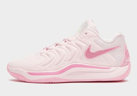 Nike KD 17 "Aunt Pearl" Releasing Holiday 2024 Cheap Volleyball Shoes, Kd Basketball Shoes, Nike Volleyball Shoes, Pink Basketball Shoes, Bb Shoes, Volleyball Sneakers, Best Volleyball Shoes, Volleyball Stuff, Girls Basketball Shoes