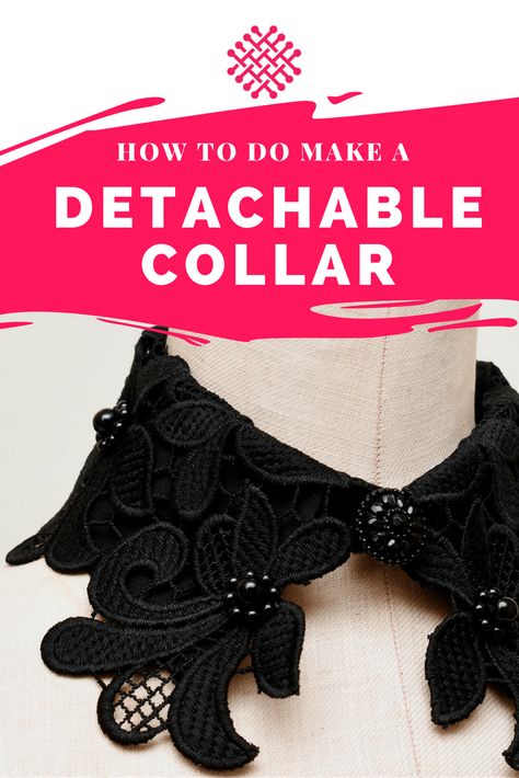 Peter Pan Collars Diy, Diy Lace Collar, Sewing Machine Tutorial, Diy Corset, Sewing Machines Best, Shirt Collar Pattern, Tips Sewing, Sewing Collars, Collars Diy