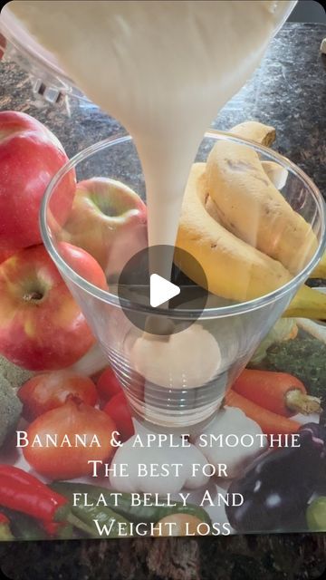 Hanna Healthy Tips 🥝🥑🍌🍍🍹 on Instagram: "Banana&Apple Smoothie: Best smoothie recipe for flat belly and healthy!! Quick and easy menu that you will fall in love
Follow me @hannahealthtips 
#smoothie #banana #apple #easyrecipe #drink #healthylifestyle #healthyrecipes #cookwithme #healthycooking #weightlossrecipes" Healthy Banana Pudding Smoothie, Banana Bariatric Recipe, How To Make Fruit Smoothie, Apple Juice Smoothie Recipes, Smoothly Recipes, Fruit Smoothies Healthy, Healthy Smoothies For Breakfast, Banana Pudding Smoothie, Apple Banana Smoothie