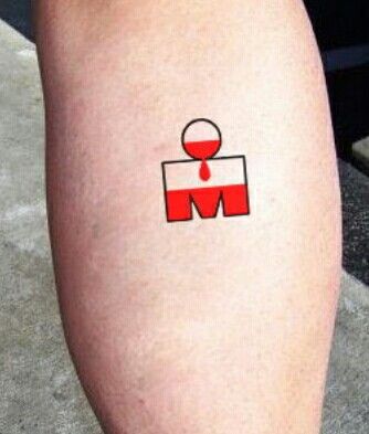 Half Ironman M Dot Tattoo Ironman, Half Ironman Tattoo, Ironman 70.3 Tattoo, Fitness Tattoo Ideas, Ironman Tattoo Ideas, Running Tattoos, Ironman Triathlon Tattoo, Ironman Tattoo, Iron Tattoo