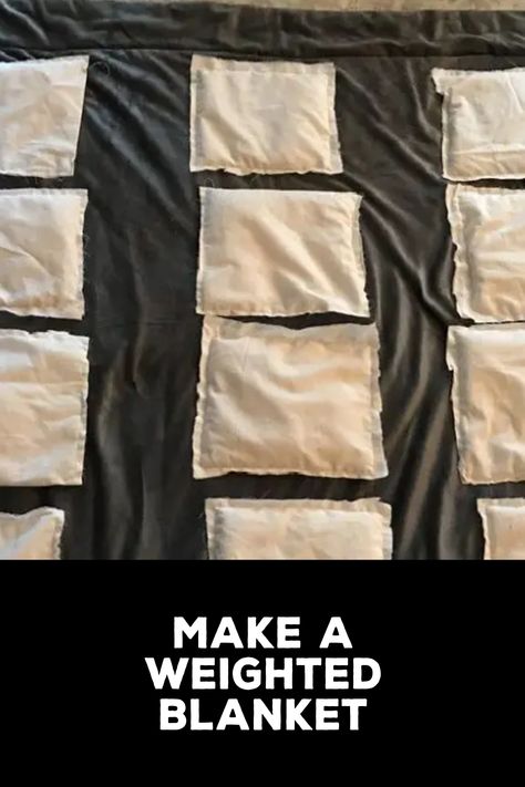 How to Make a Weighted Blanket How To Make A Weighted Blanket, Waited Blanket, Weighted Blanket Aesthetic, Diy Weighted Blanket, Make A Weighted Blanket, Weighted Blanket Diy, Making A Weighted Blanket, Diy Crafts To Do At Home, Weighted Lap Pad