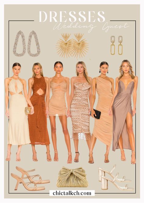 Neutral Wedding Dress Code, Neutral Aesthetic Wedding, Neutral Tone Outfits, Neutral Dresses, Wedding Wardrobe, Dress Code Wedding, Street Style Fall Outfits, Neutral Wedding Guest Dresses, Outfit Wedding Guest