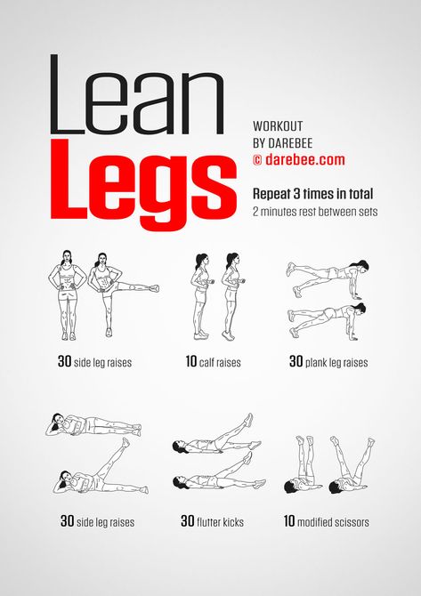 Lean Legs Workout Lean Legs Workout, Lean Leg Workout, Fitness Studio Training, Leg Workout At Home, Lean Legs, Flutter Kicks, Trening Fitness, Exercise Tips, Body Workout Plan