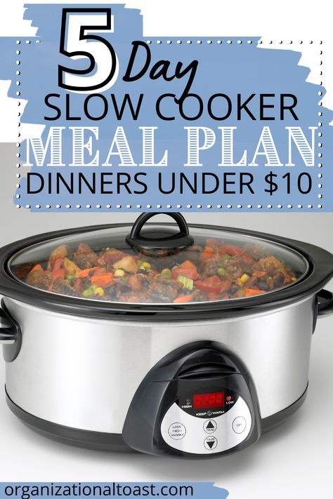 Weekly Meal Plan Crockpot Dinners, Meal Prep For The Week Family Crock Pot, Healthy Cheap Crockpot Recipes, Best Crockpot Dinners Families, Cheap Easy Meals Families Crock Pot, Easy Dump And Go Crock Pot Meals, Broke Crockpot Meals, Cheap Stews Crock Pot, Crock Pot Weekly Meal Plan