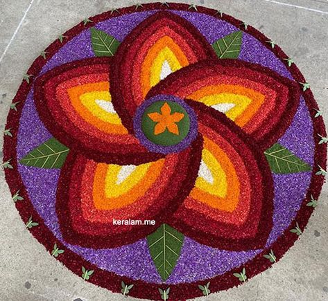 Onam Athapookalam Designs, Flower Carpet Design Onam, Athapookalam Designs Simple, Ona Pookalam, Pookalam Design Onam For Competition, Onam Pookalam Design Best, Onam Pookalam Design Drawing, Athapookalam Designs, Pookkalam Designs