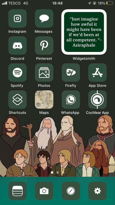 #lotr #lordoftherings #homescreen Lotr Homescreen, Ring Icon, Funny Lockscreen, Instagram Message, Phone Theme, Phone Icon, Home Screen, Phone Themes, Icon Pack