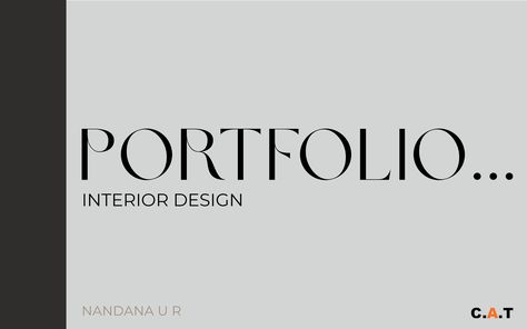 INTERIOR DESIGN PORTFOLIO :: Behance Portfolio Text Design, Interior Design Portfolio Cover, Interior Design Portfolio Cover Page, Design Portfolio Cover, Portfolio Cover Page, Portfolio Cover Design, Portfolio Covers, Cover Page, Interior Design Portfolio