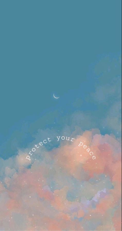 cloudy sky with moon protect your peace wallpaper Protect Your Peace Wallpaper, Screensaver Quotes, Ias Upsc Wallpapers, Peace Wallpaper, Iphone Wallpaper Moon, Poetry Wallpaper, Protect Your Peace, Ipad Essentials, Tiny Quotes