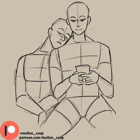 Mellon Soup, Couple Poses Drawing, Poses Drawing, Couple Poses Reference, Body Reference Drawing, Pose References, Poses Reference, Poses References, Figure Drawing Reference