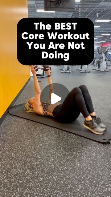 Nikki Polos | Workouts for Women on Instagram: "💪🔥 Ready to take your core workout to the next level? Say goodbye to boring crunches and hello to the best core workout you're not doing! All you need is one dumbbell and 30 seconds for each of these six killer exercises. Then Repeat! Trust me, your abs will thank you later! 💥 #CoreWorkout #DumbbellWorkout #FitnessGoals #SixPackAbs #ChallengeAccepted" Exercise Using Dumbbells, Sliding Disc Workout, Ab Workout Dumbell, Dumbbell Abs Workout, Core Workout With Dumbbells, Compound Exercises With Dumbbells, Abs With Dumbbells, Dumble Workout, Core Dumbbell Workout