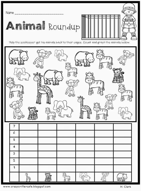 Zoo themed math and literacy printables. Visit blog to print 2 FREEBIES from this pack.  http://www.crazycrittercafe.blogspot.com Zoo Animals Activities For Preschoolers, Zoo Crafts Kindergarten, Zoo Craft For Preschoolers, The Zoo Activities For Kids, Zoo Week Preschool Activities, Zoo Animals Kindergarten Activities, Jungle Worksheets Preschool, Animal Day At School, Kindergarten Zoo Activities