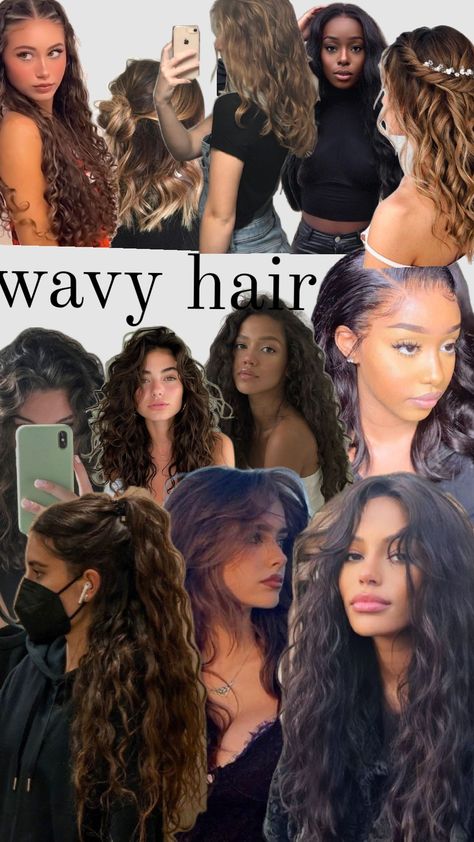 #wavyhair #hair #hairstyles #hairtypes what hair type should I do next ? comment below 👇⬇️ 1c Hair Type, 1c Hair, Type 2b Hair, Hair Hairstyles, Wavy Hair, Hairstyles, Hair Styles, Hair, Pins